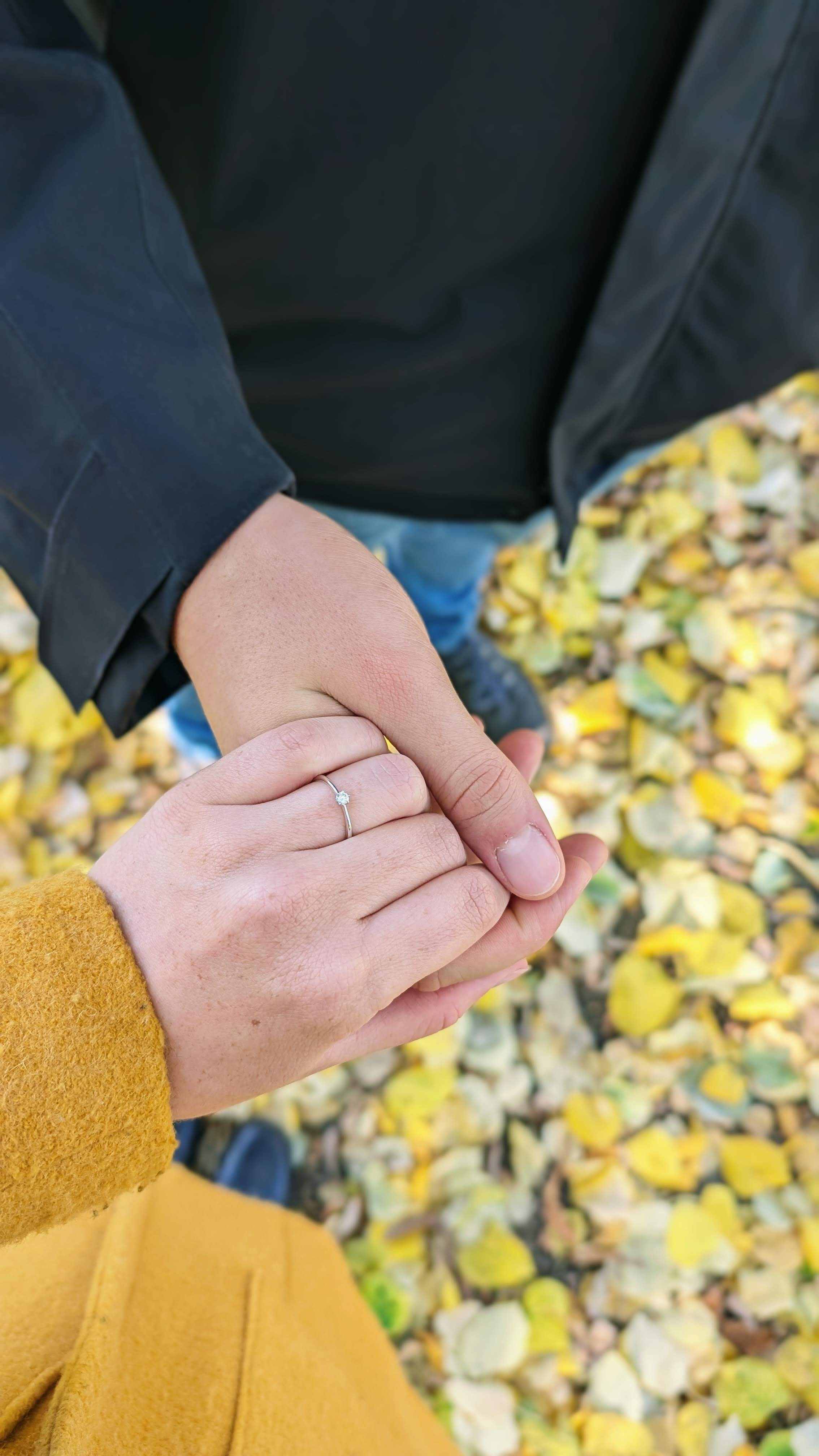 Zuzka a Roman snubná fotka